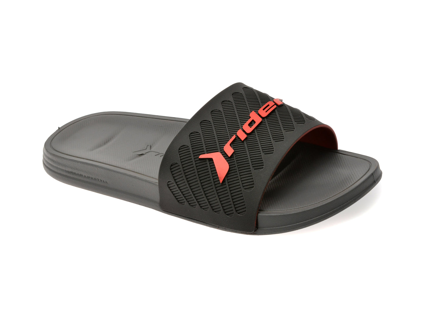 Papuci RIDER negri, 1232310, din pvc