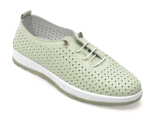Pantofi FLAVIA PASSINI verzi, SN107, din piele naturala