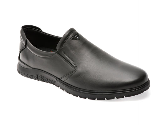 Pantofi OTTER negri, 556, din piele naturala