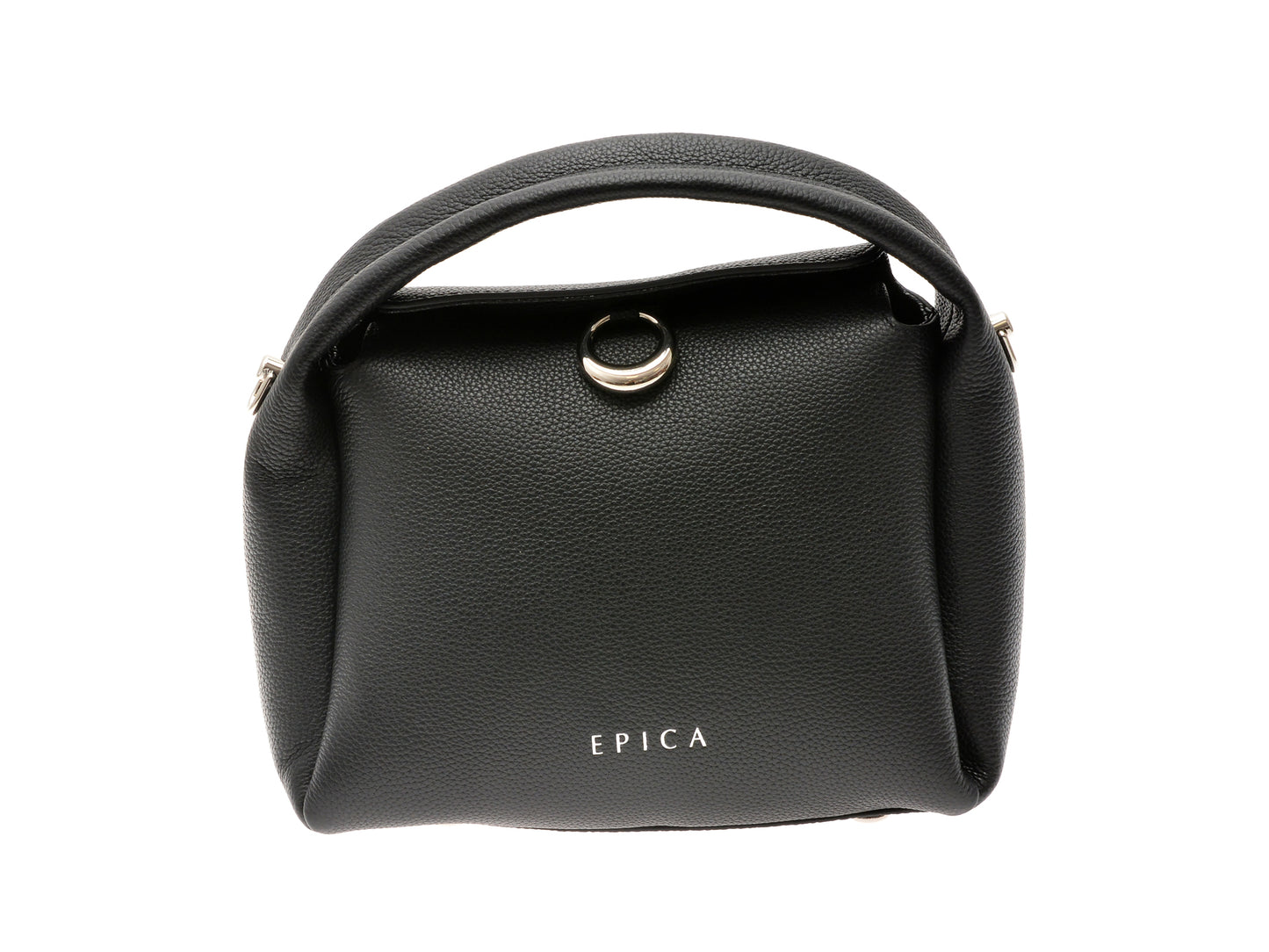 Geanta EPICA neagra, 203901, din piele naturala