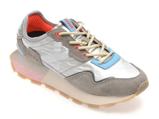 Pantofi sport GRYXX argintii, 40061W, din material textil