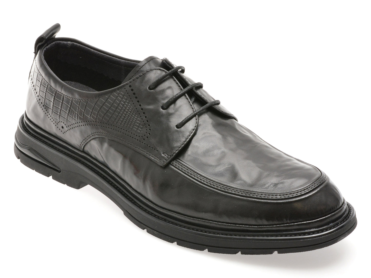 Pantofi GRYXX negri, 98218, din piele naturala