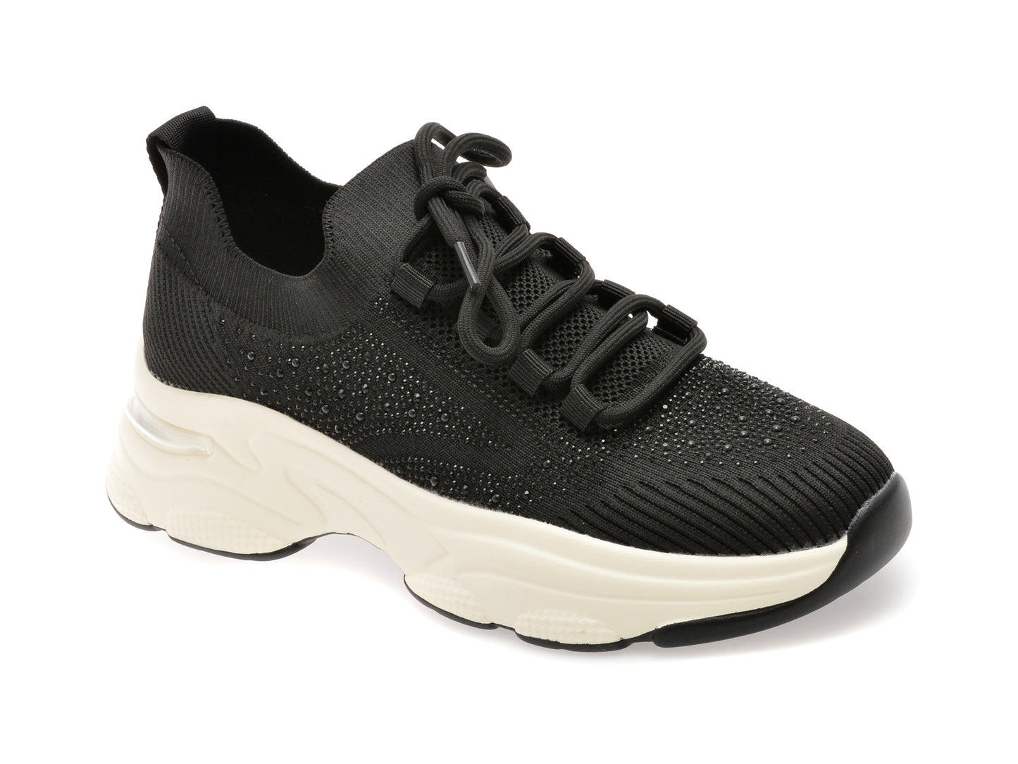 Pantofi sport FLAVIA PASSINI negri, 213315A, din material textil