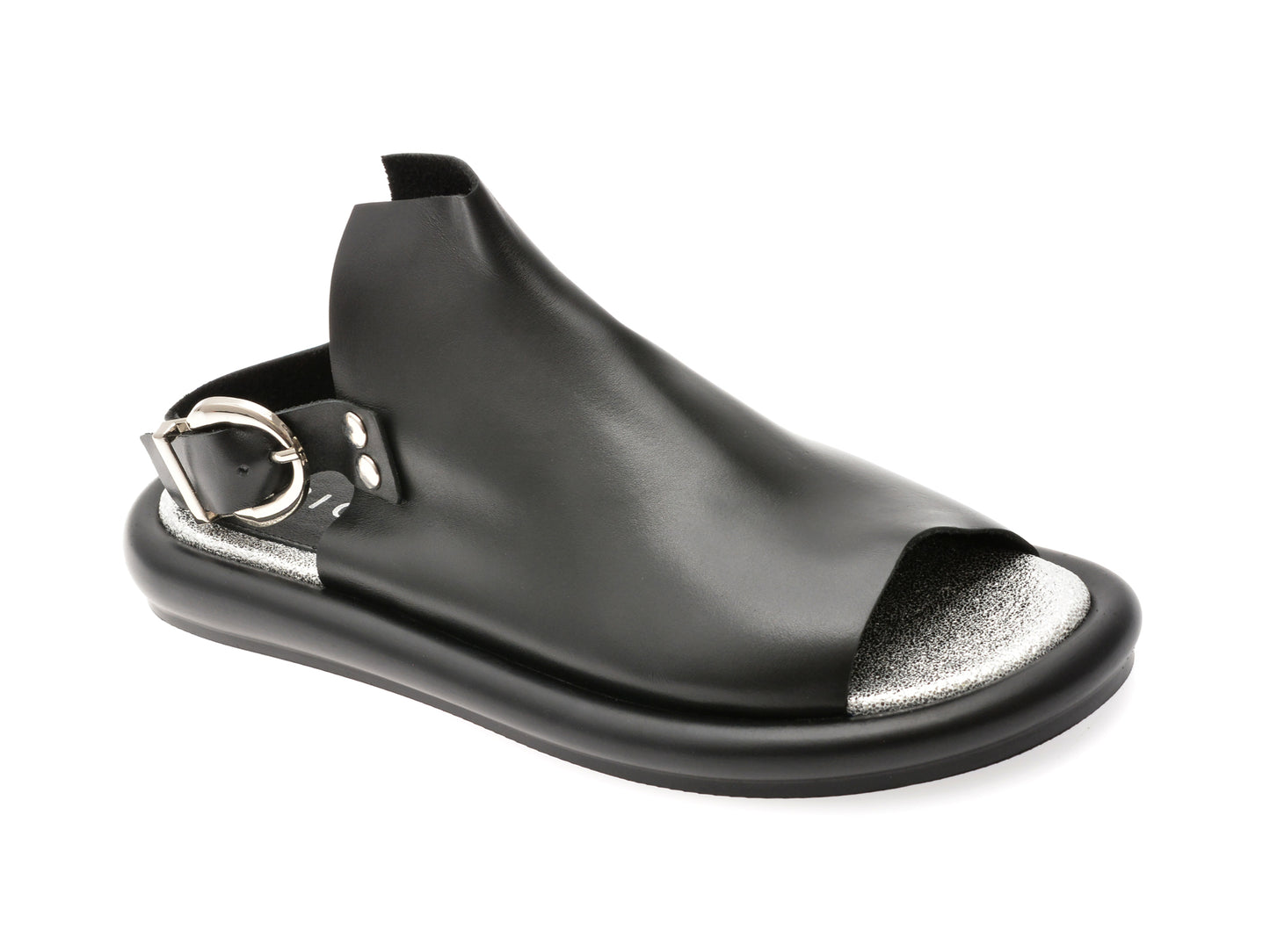 Sandale EPICA negre, 3642337, din piele naturala