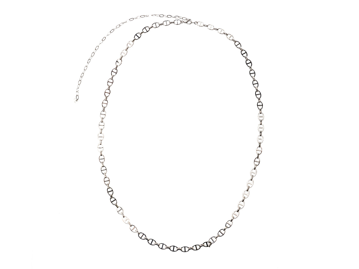 Curea ALDO argintie, POISED 040, din metal