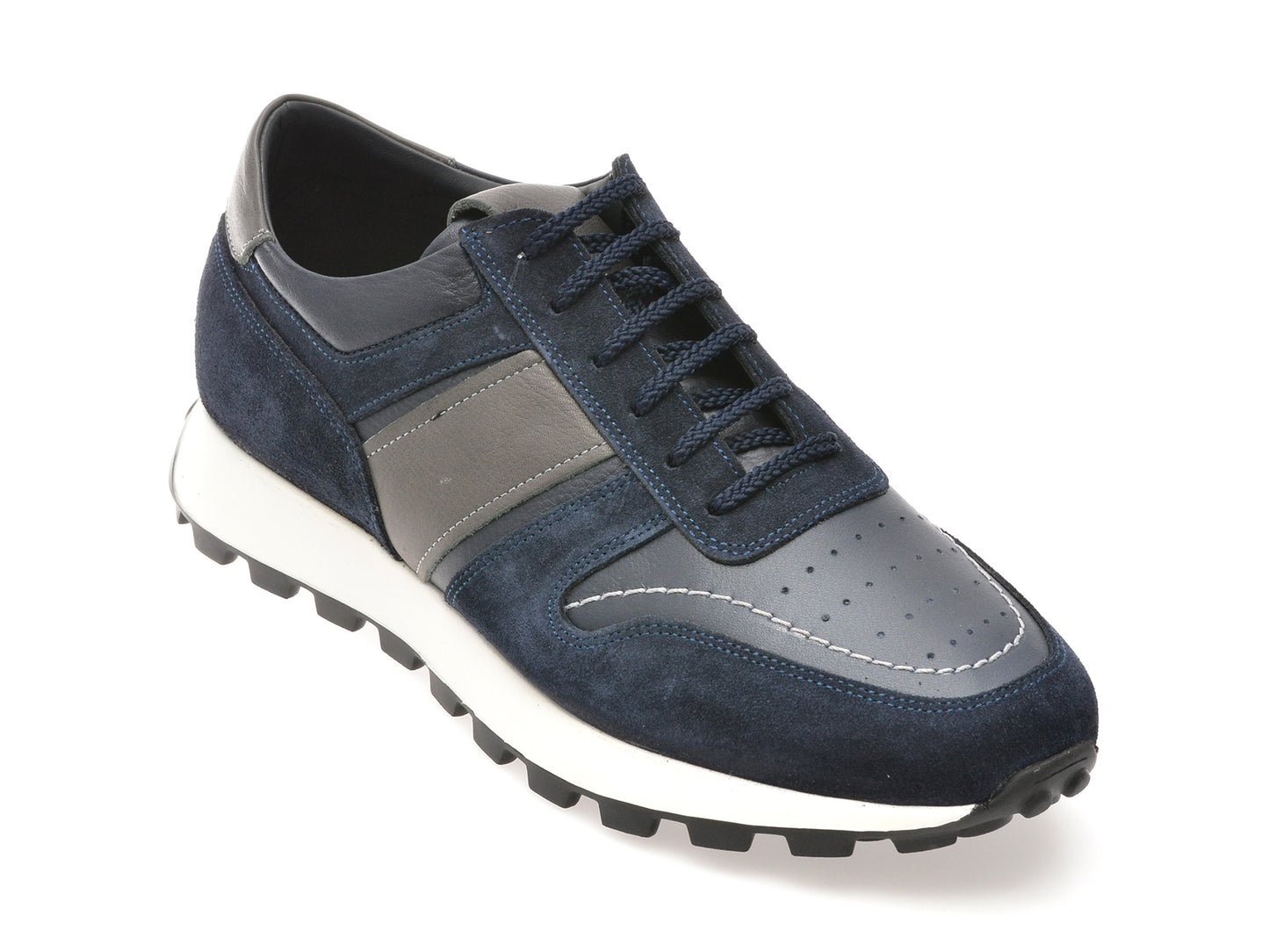 Pantofi OTTER bleumarin, 2224, din piele naturala