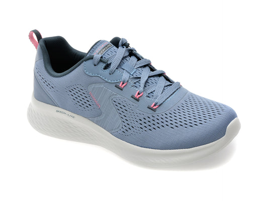 Pantofi sport SKECHERS albastri, SKECH-LITE PRO, din material textil