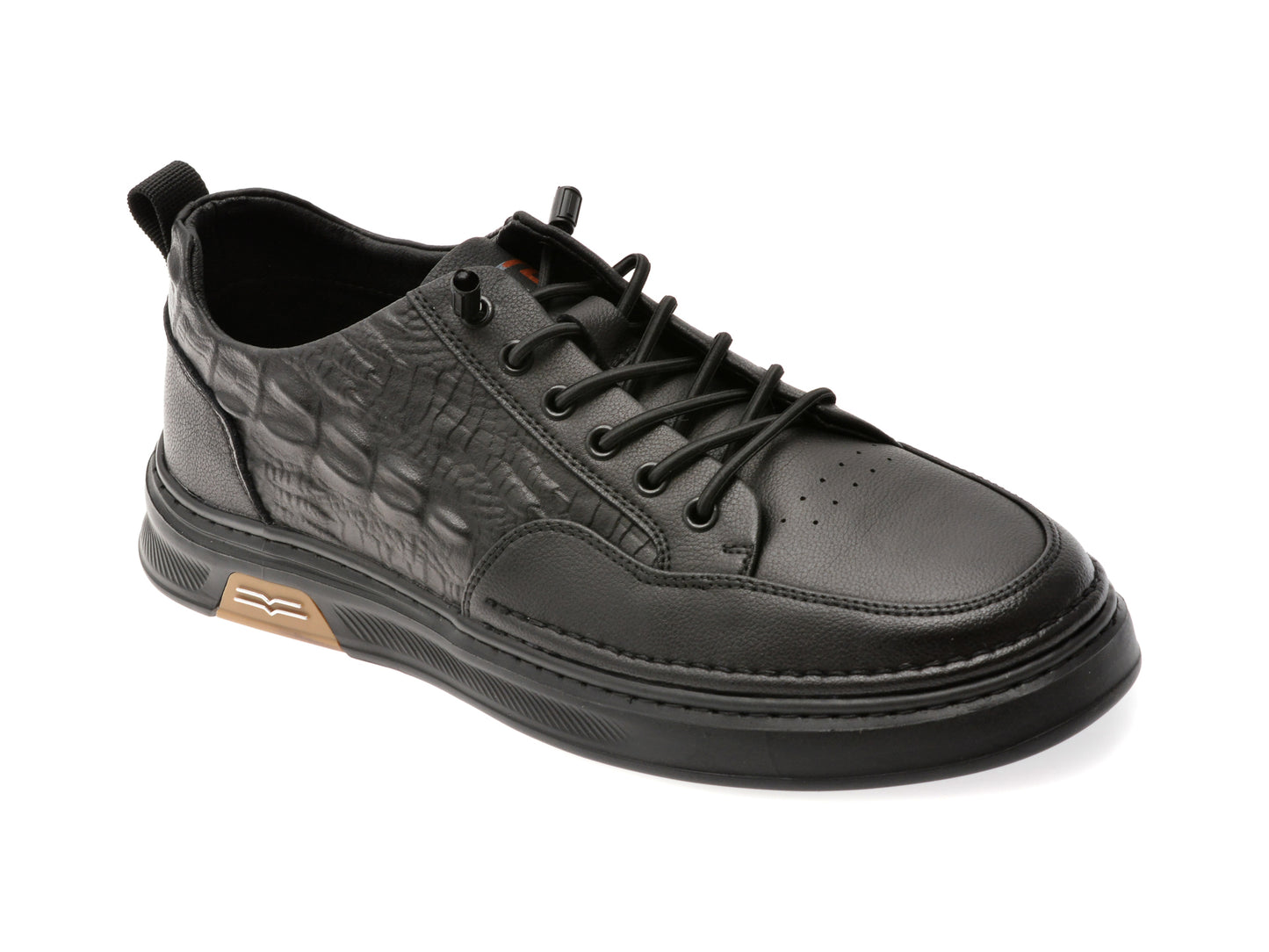 Pantofi sport BITE THE BULLET negri, T37110, din piele naturala