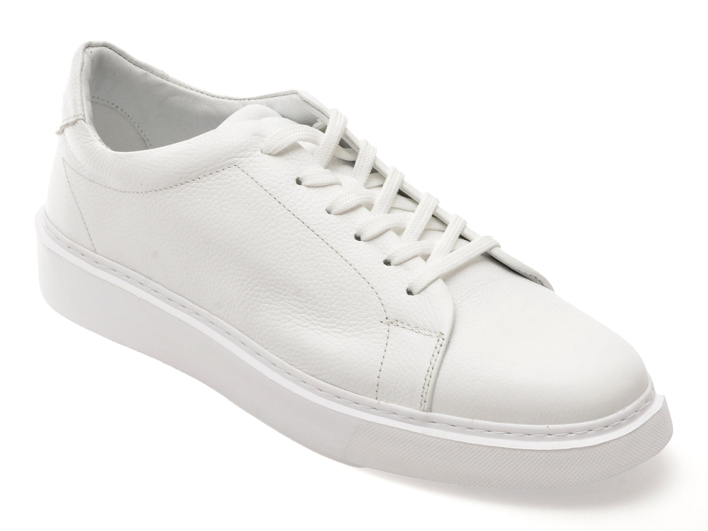 Pantofi sport GRYXX albi, M7162, din piele naturala