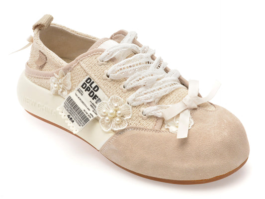 Pantofi sport GRYXX albi, 12759, din material textil