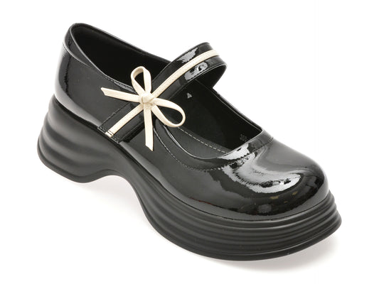 Pantofi GRYXX negri, 3882, din piele naturala lacuita