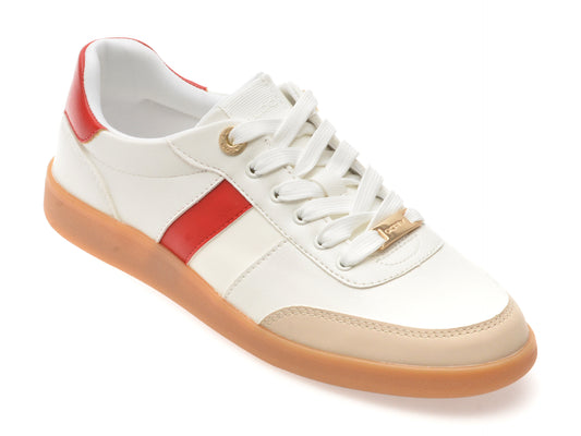 Pantofi sport ALDO albi, HESTIA 138, din piele ecologica