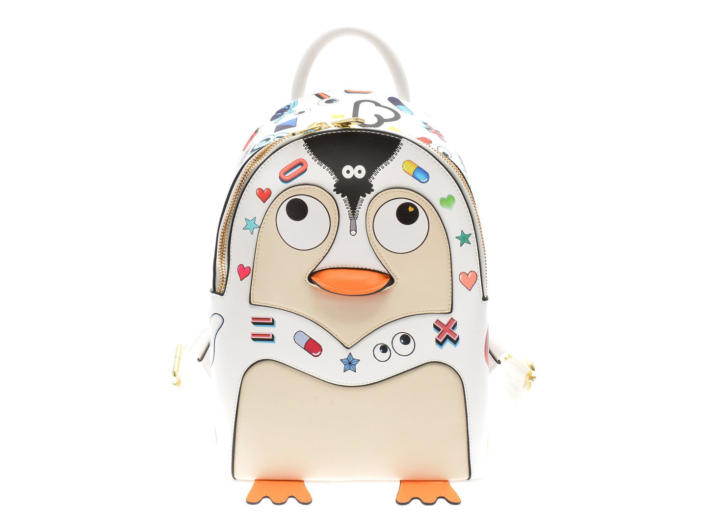 Rucsac GRYXX alb, 2666, din piele ecologica