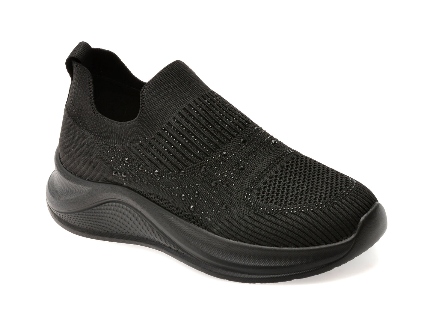 Pantofi sport FLAVIA PASSINI negri, 1007, din material textil