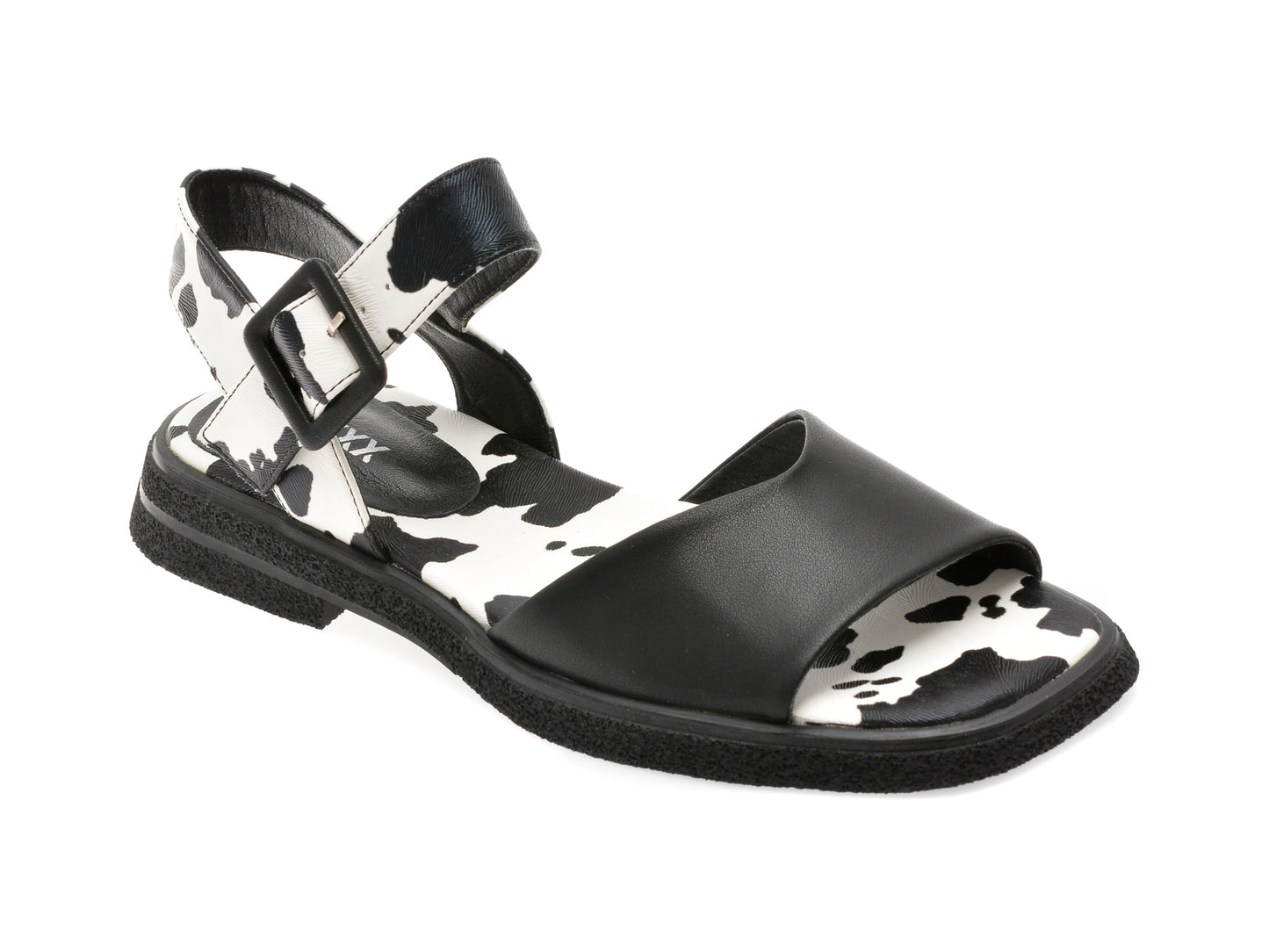 Sandale GRYXX negre, 5297, din piele naturala