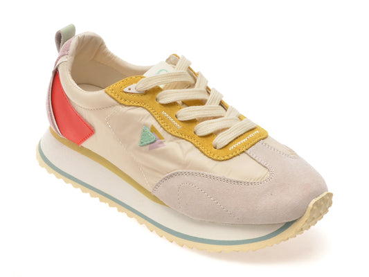 Pantofi sport FLAVIA PASSINI bej, 23061, din material textil