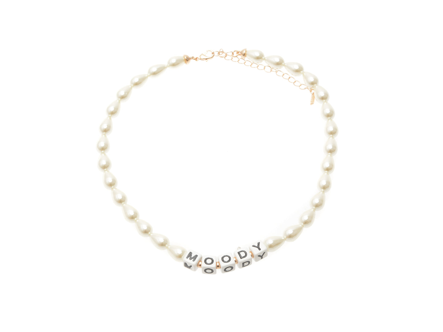Colier ALDO alb, MOODY 102, din pvc