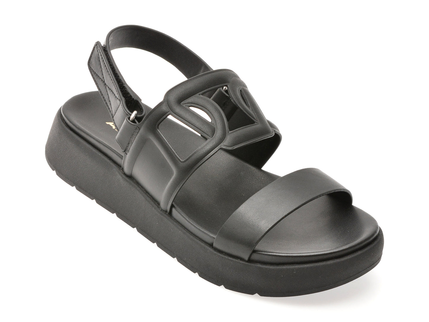 Sandale ALDO negre, ONUVIA 001, din piele naturala