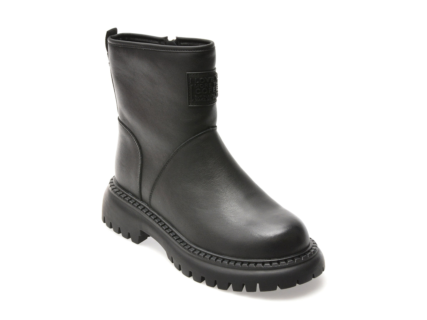Ghete GRYXX negre, 805320, din piele naturala