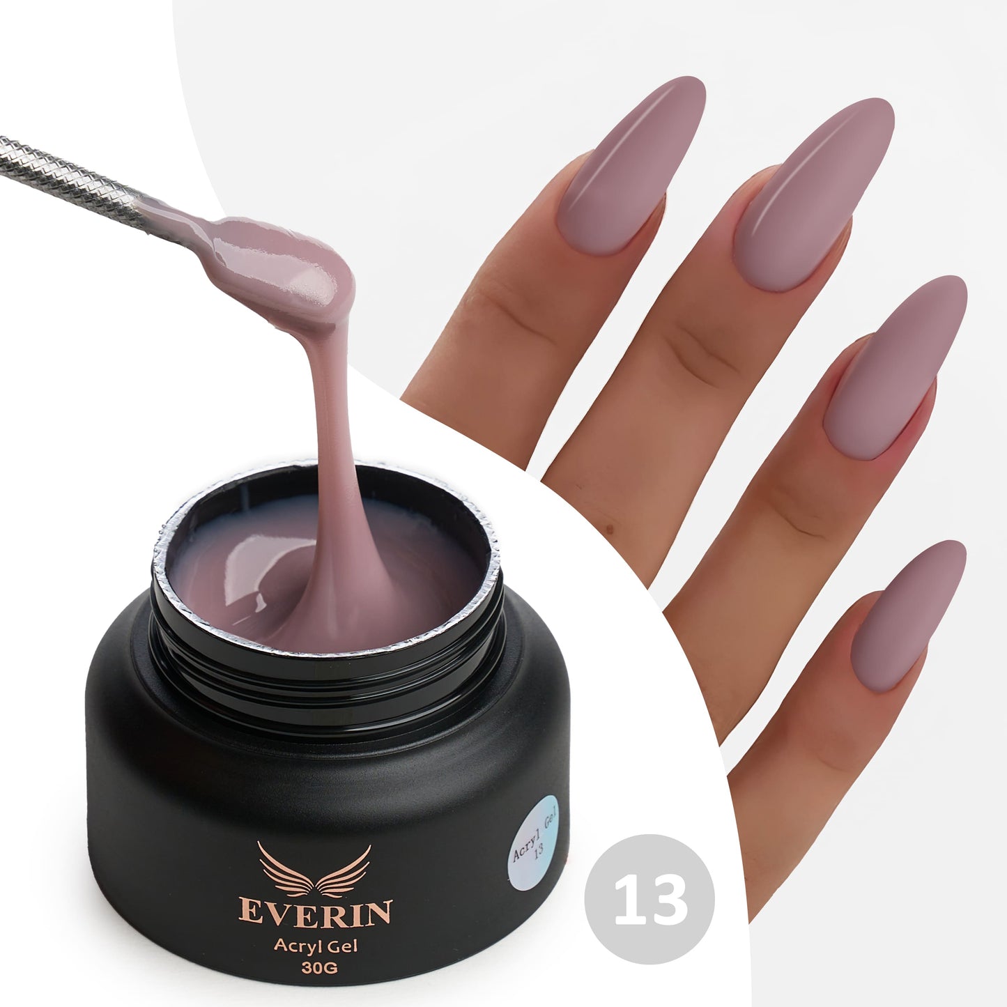 Acryl Gel Everin 30Gr- Shimmer 13 - Everin