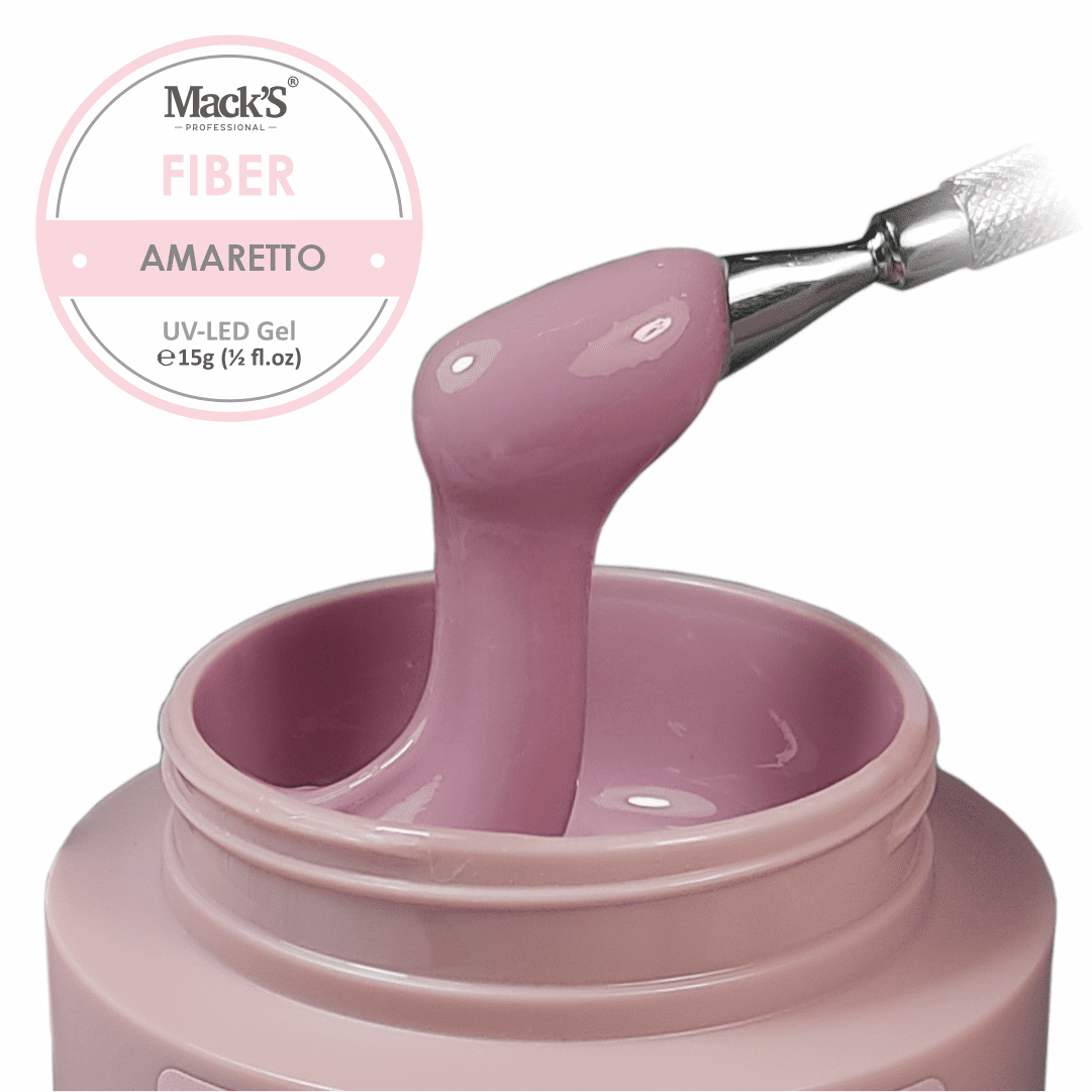 Gel Constructie Fiber Amaretto 15Ml Macks - Fa15-Mks