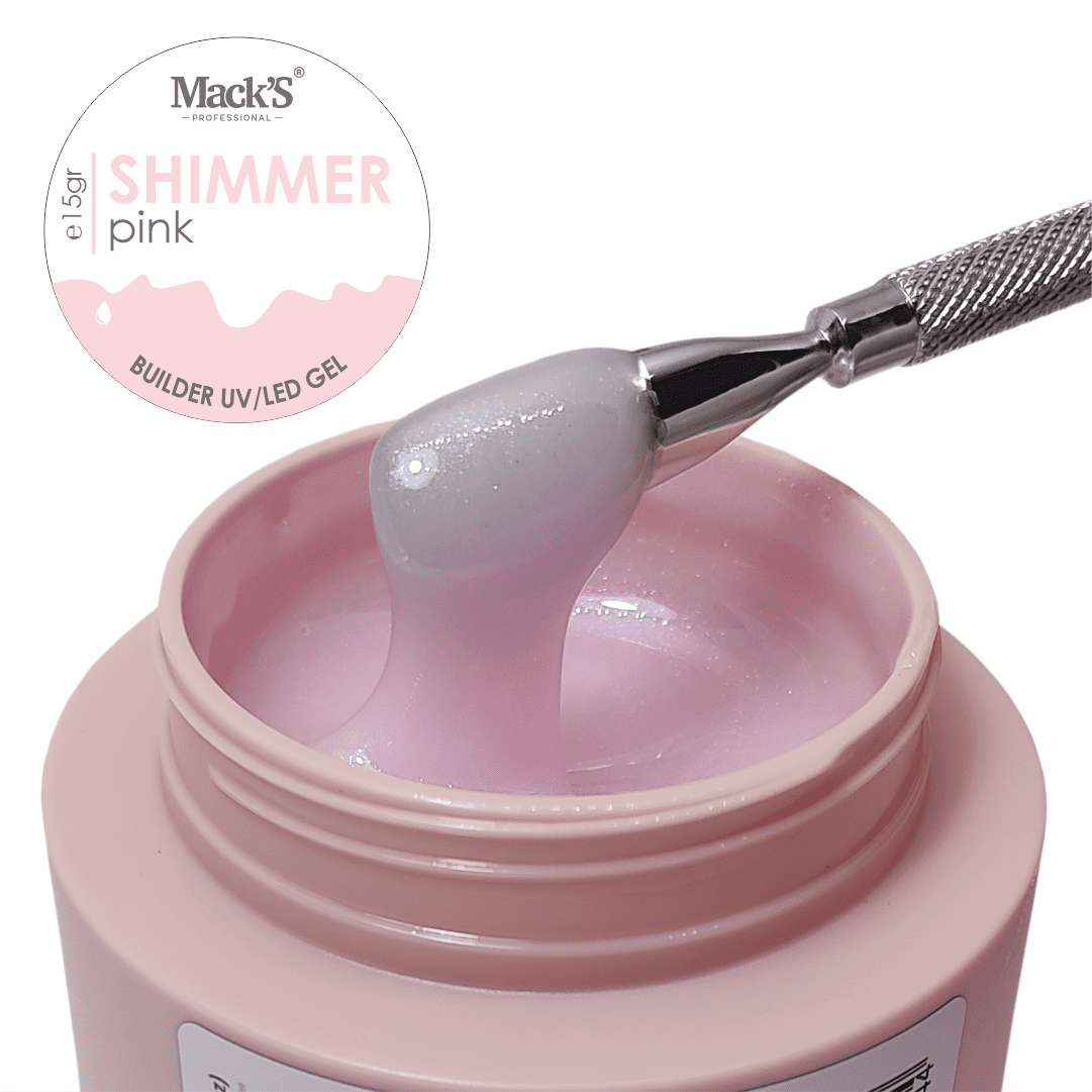 Gel Constructie Shimmer Pink 15Ml Macks - Shp15-Mks
