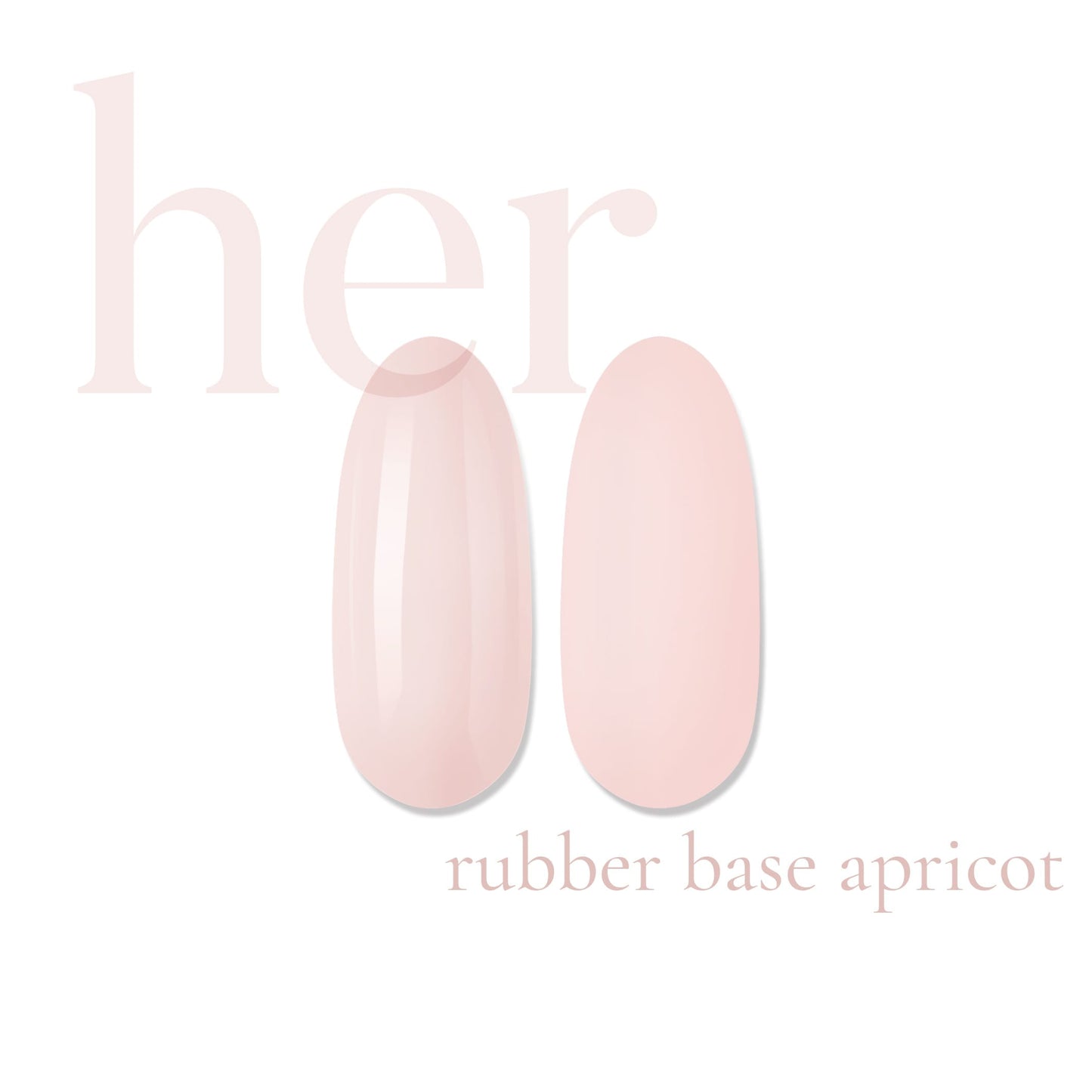 Her Rubber Base Apricot - Everin