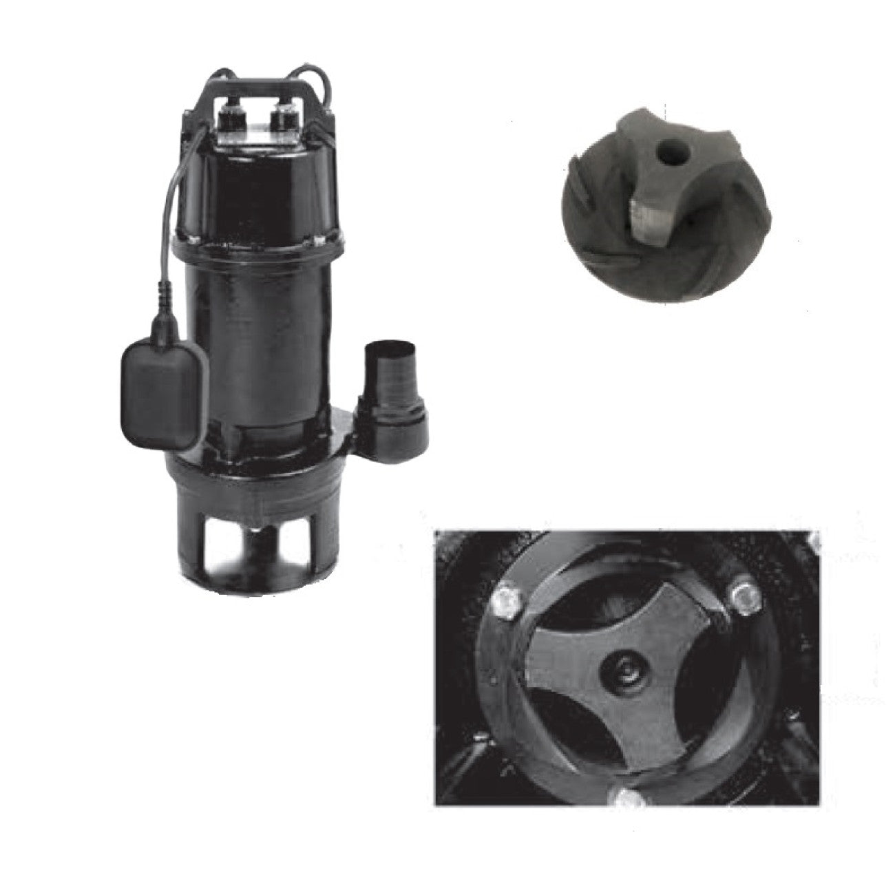Pompa apa murdara cu tocator pentru Ape Murdare, Fose, Canalizare, IBO WQI, 1100 W, 300 l/min, H Refulare 18 m