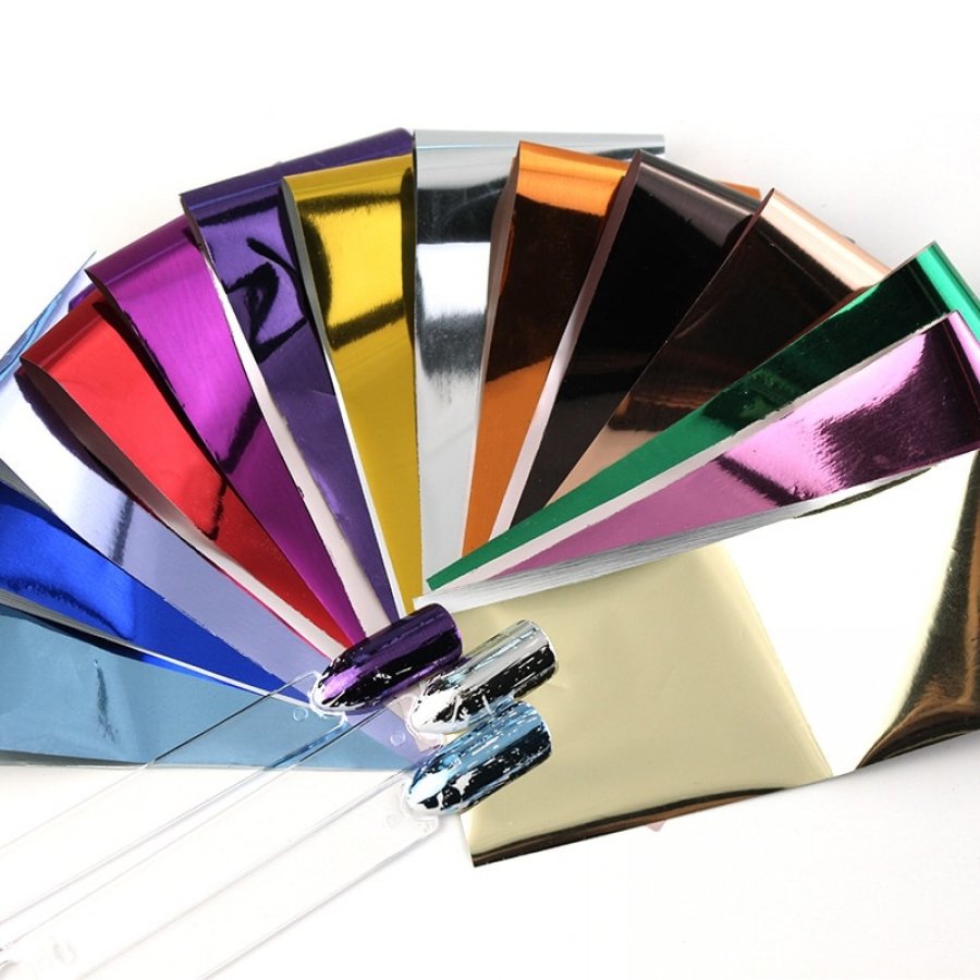 Set 14 Folii De Transfer Culori Diferite 4 X 20Cm. - Ft-S14