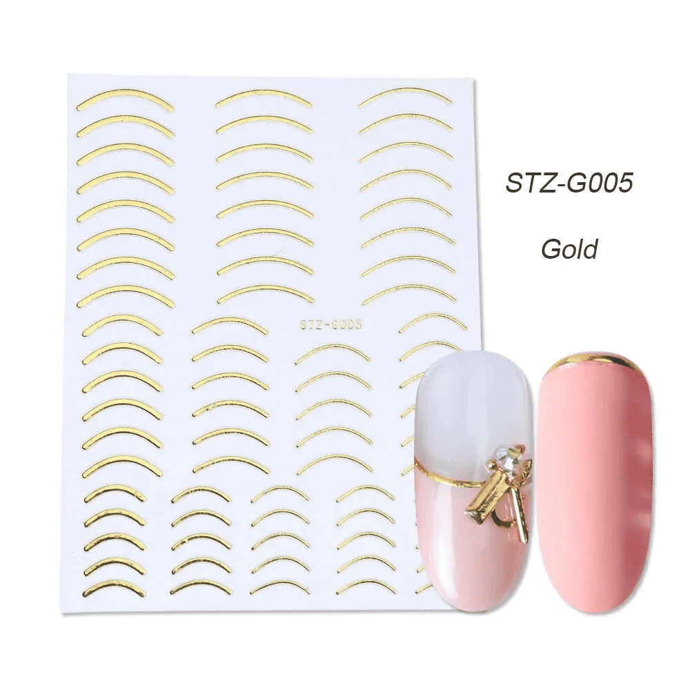Sticker Decor Unghii G005 Gold - Everin
