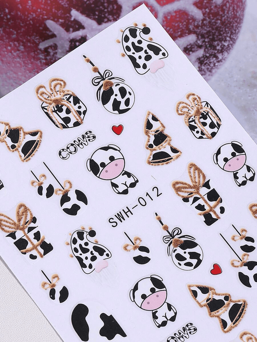 Sticker Decor Unghii Model Iarna/Craciun Swh-012 - Everin