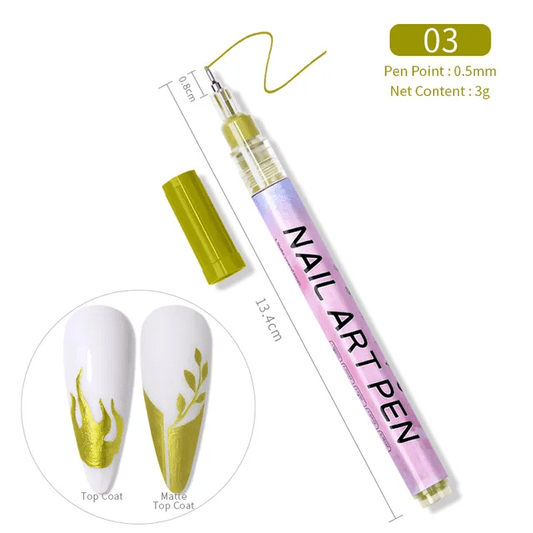Stilou Pictura Unghii Nail Art - Mk-A43 - Everin