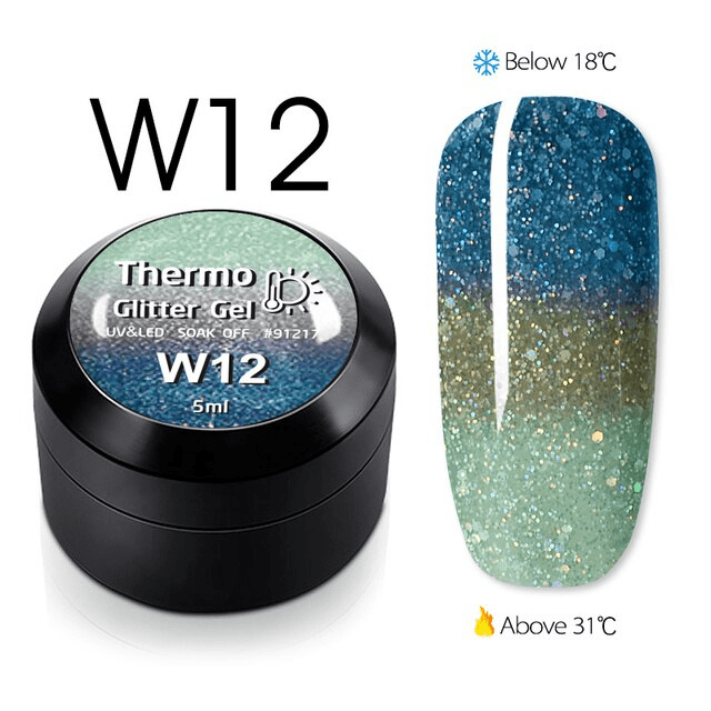 Thermo Glitter Color Gel W12 - W12