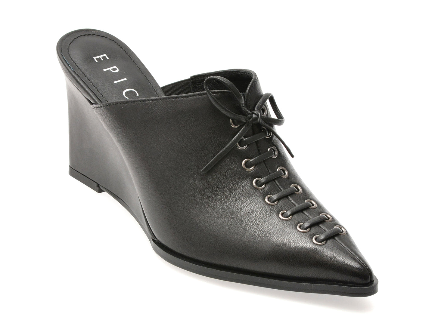 Pantofi eleganti EPICA negri, 1423, din piele naturala