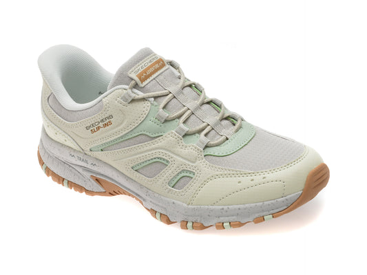 Pantofi sport SKECHERS gri, HILLCREST, din material textil