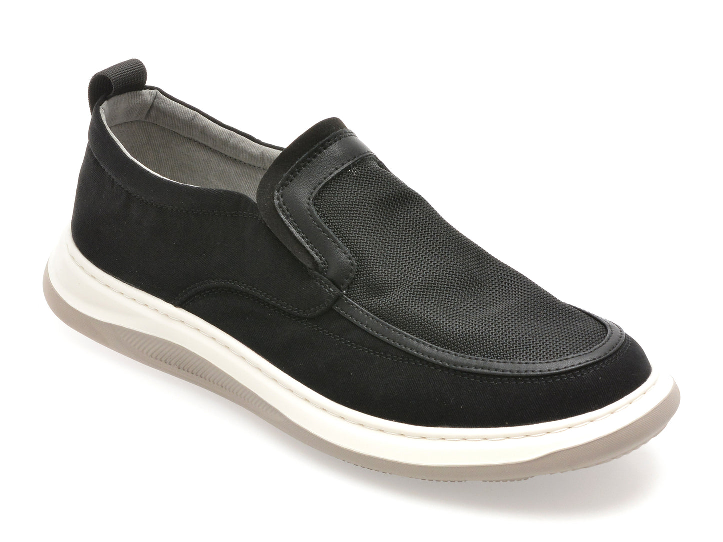 Mocasini GRYXX negri, 5205, din material textil