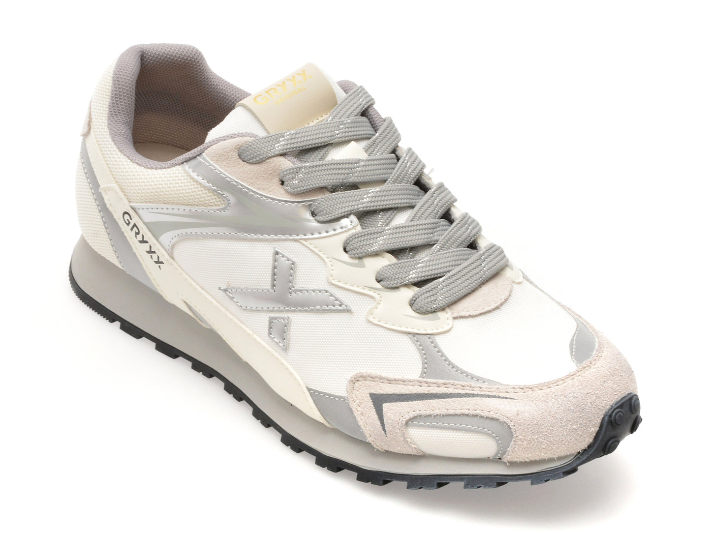 Pantofi sport GRYXX albi, 3013, din material textil
