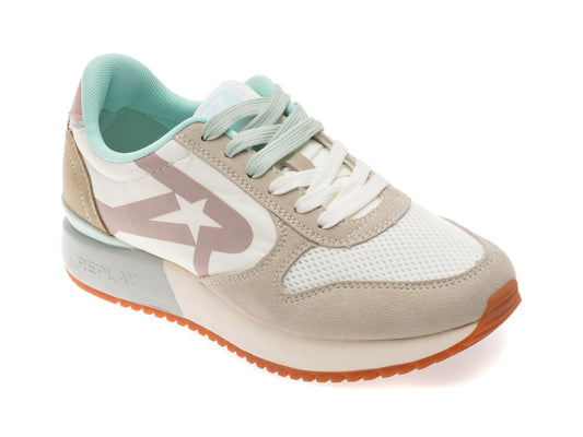 Pantofi sport REPLAY gri, WS9O06T, din material textil