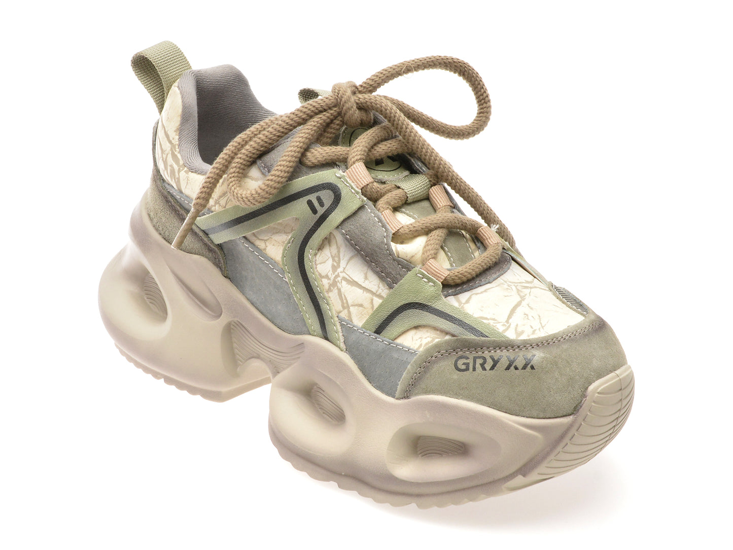 Pantofi sport GRYXX gri, 30373, din piele naturala