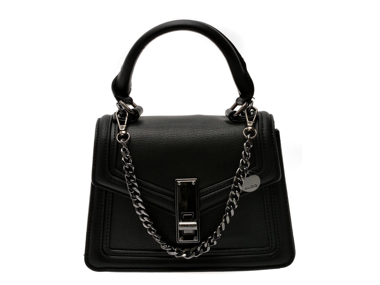 Geanta ALDO neagra, EMALINE 007, din piele ecologica