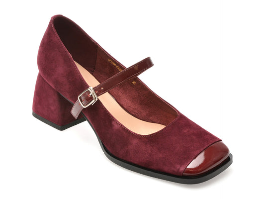 Pantofi EPICA visinii, 1F7096, din piele intoarsa