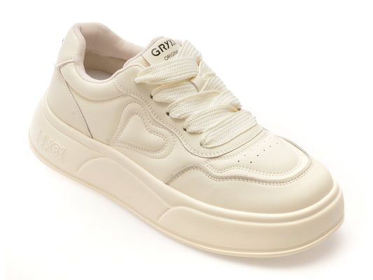 Pantofi sport GRYXX albi, 798, din piele naturala