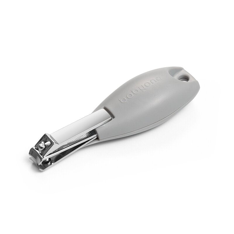 Unghiera, BabyOno, Cu maner ergonomic, Gri