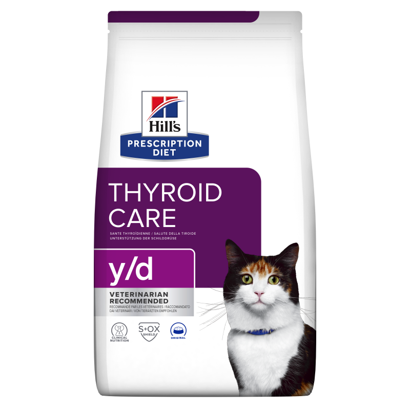 Hill's Prescription Diet Feline y/d Thyroid Care, 1.5 kg