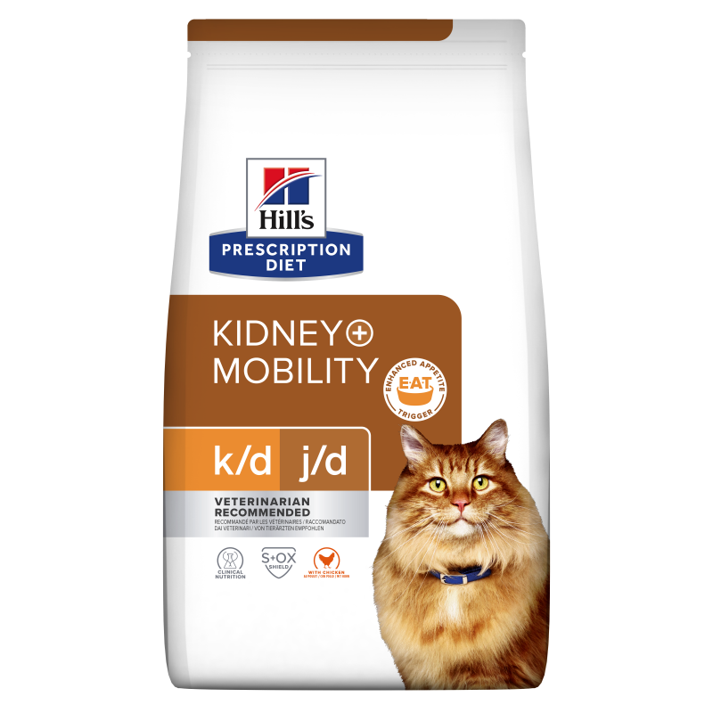 Hill's Prescription Diet Feline K/D + Mobility, 3 kg