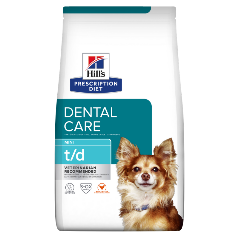 Hill's Prescription Diet Canine t/d Dental Care Mini, 3 kg