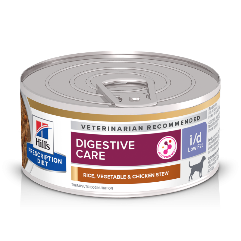 Hill's Prescription Diet Canine I/D Low Fat Chicken & Vegetables Stew, 156 g
