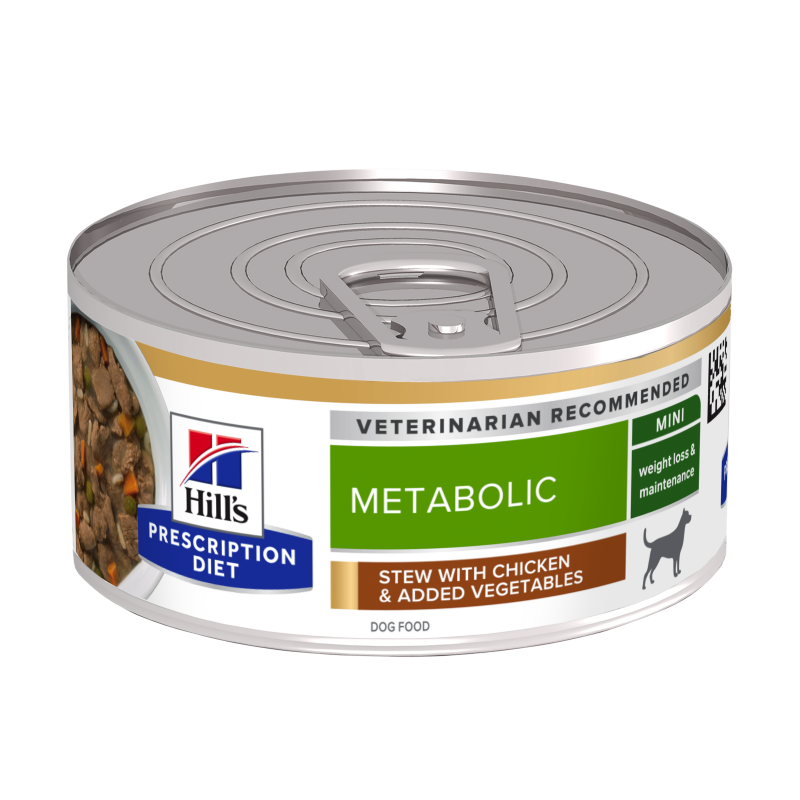 Hill's Prescription Diet Canine Metabolic Chicken & Vegetables Stew, 156 g