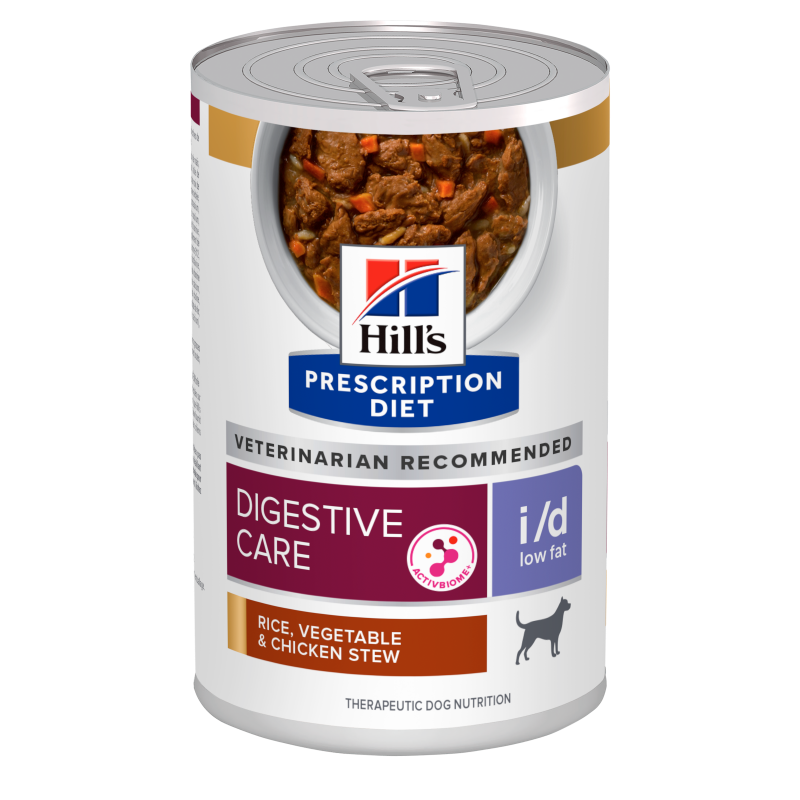 Hill's Prescription Diet Canine I/D Low Fat Chicken and Vegetable Stew, 354 g