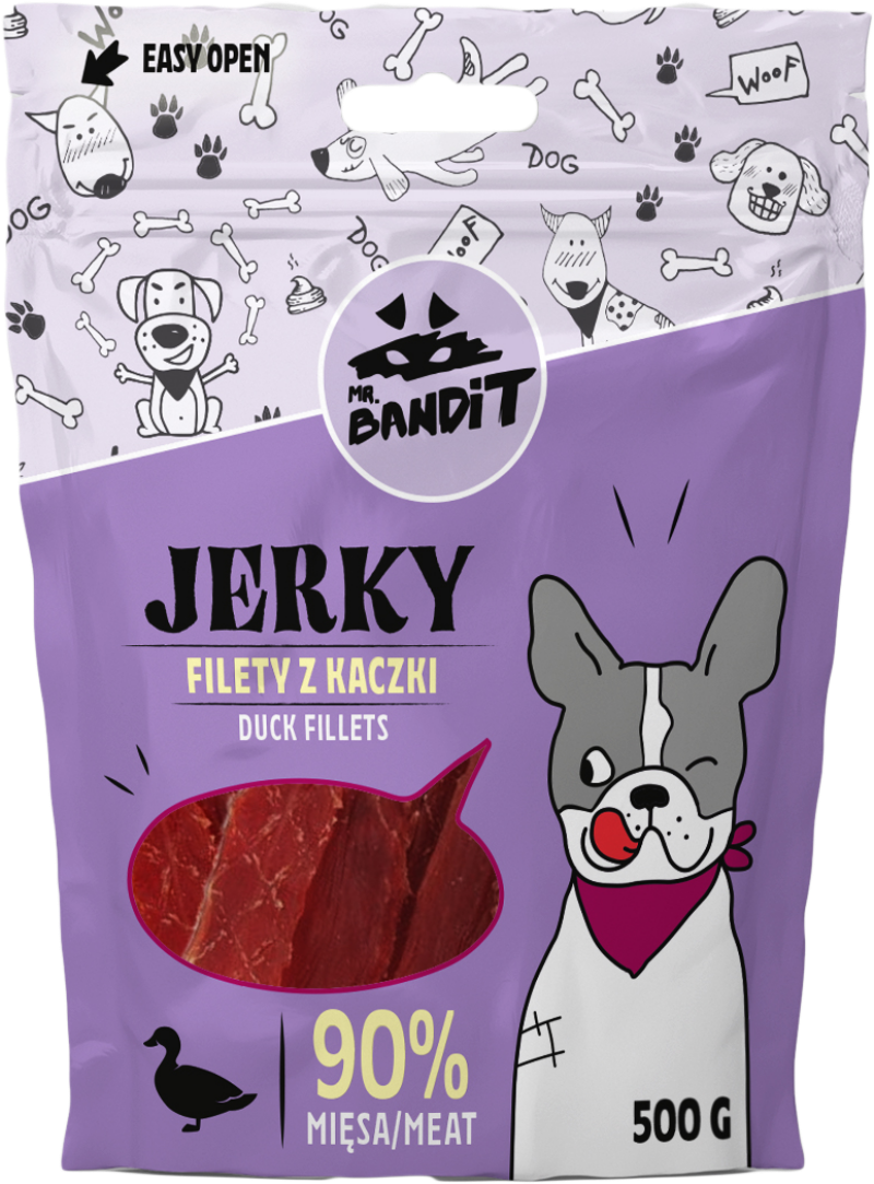 Mr. Bandit Jerky, Rata, 500 g